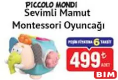 PİCCOLO MONDİ SEVİMLİ MAMUT MONTESSORİ OYUNCAĞI fiyat ve kampanya bilgisi